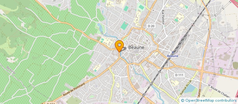 localisation de l'entreprise SANTEWINES à BEAUNE