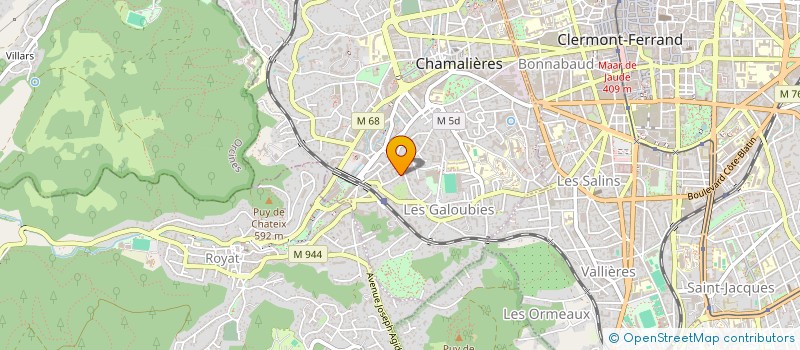 localisation de l'entreprise SANTEX  CLERMONT-FERRAND