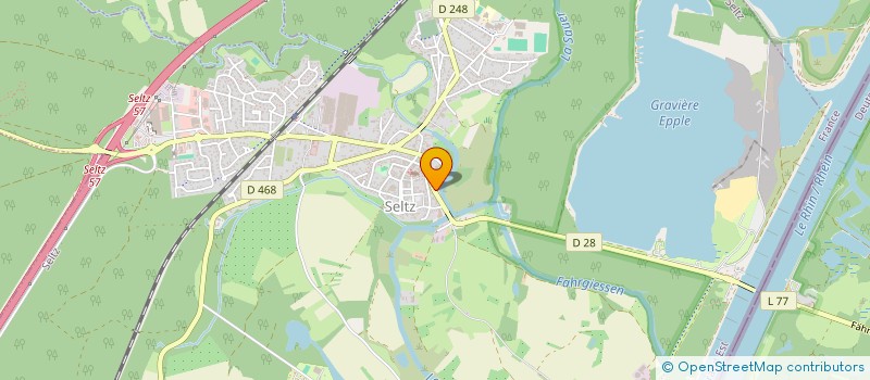 localisation de l'entreprise SANTEX CLUB VOYAGES  SELTZ