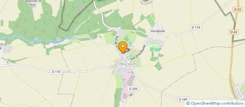 localisation de l'entreprise SANTHAKUMASSE  NUCOURT