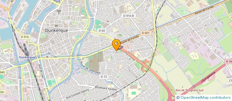 localisation de l'entreprise SANTHE  COUDEKERQUE-BRANCHE