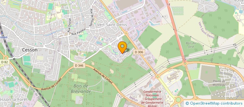 localisation de l'entreprise SANTHERME  LE MEE-SUR-SEINE