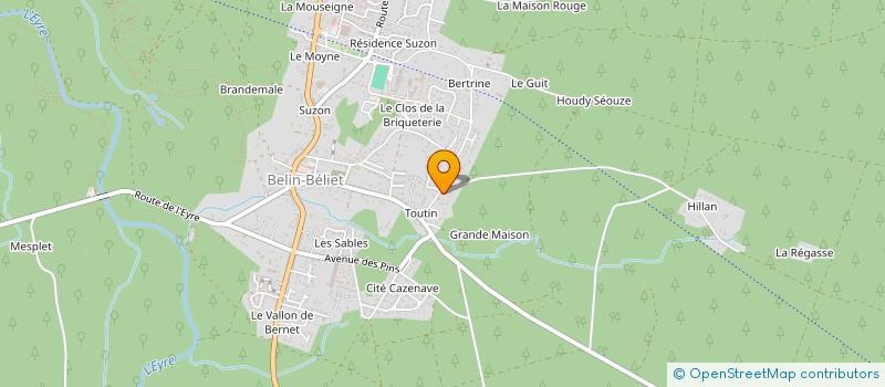 localisation de l'entreprise SANTHI  SAINT-JEAN-D'ILLAC