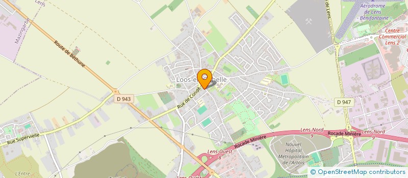 localisation de l'entreprise SANTHINI  LOOS-EN-GOHELLE