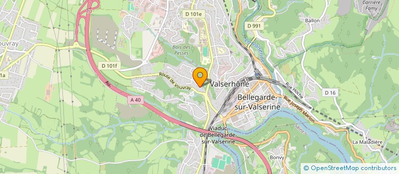 localisation de l'entreprise SANTHO INVEST à VALSERHONE