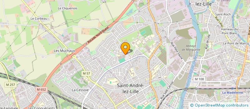 localisation de l'entreprise SANTHONY  MARQUETTE-LEZ-LILLE