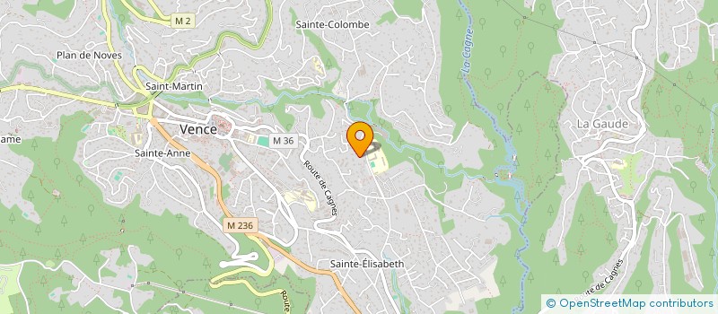 localisation de l'entreprise SANTI  VENCE