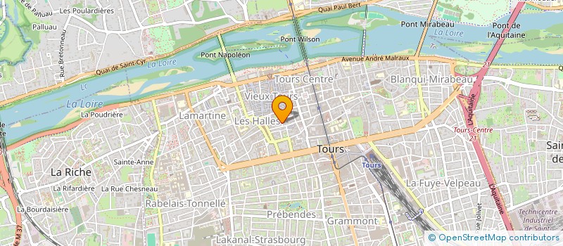 localisation de l'entreprise SANTI III  TOURS