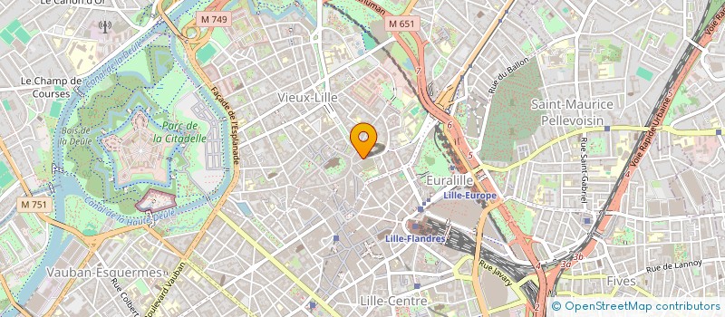 localisation de l'entreprise SANTIAG  LILLE