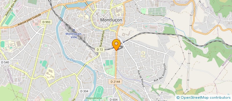 localisation de l'entreprise SANTIAGO  MONTLUCON