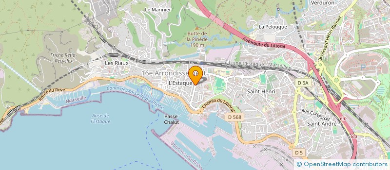 localisation de l'entreprise SANTIAGO à MARSEILLE