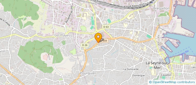 localisation de l'entreprise SANTIAGO FRERES  LA SEYNE-SUR-MER