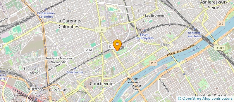 localisation de l'entreprise SANTIAMELEC à LA GARENNE-COLOMBES