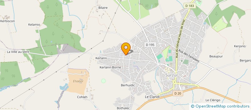 localisation de l'entreprise SANTIANO.BXH  SARZEAU