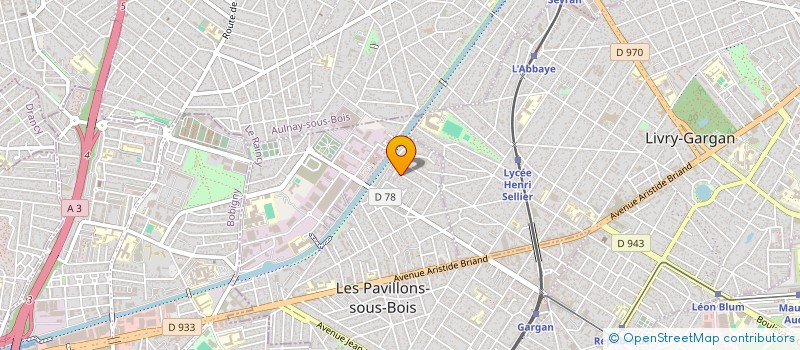 localisation de l'entreprise SANTIERE  LES PAVILLONS-SOUS-BOIS