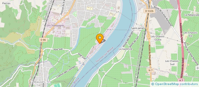 localisation de l'entreprise SANTIMO à TOURNON-SUR-RHONE