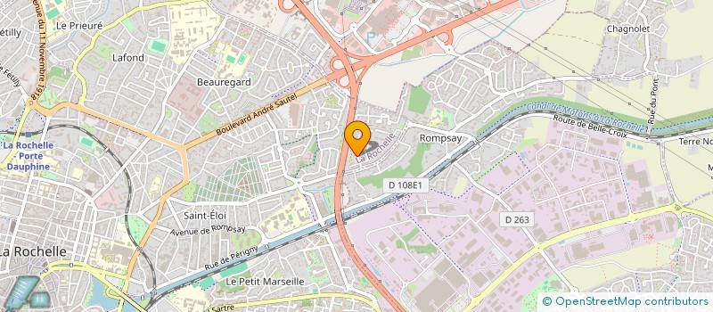 localisation de l'entreprise SANTIN  LA ROCHELLE