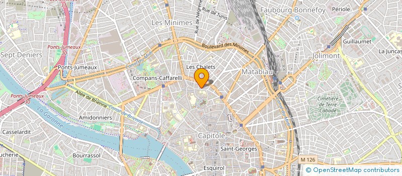 localisation de l'entreprise SANTIN-RENAUD INDIVISION  TOULOUSE