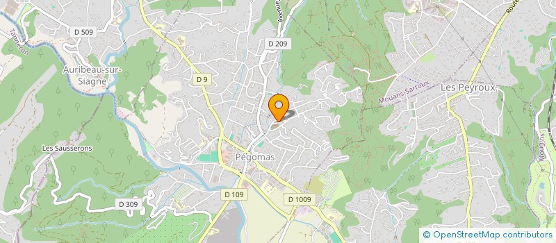 localisation de l'entreprise SANTINA  PEGOMAS