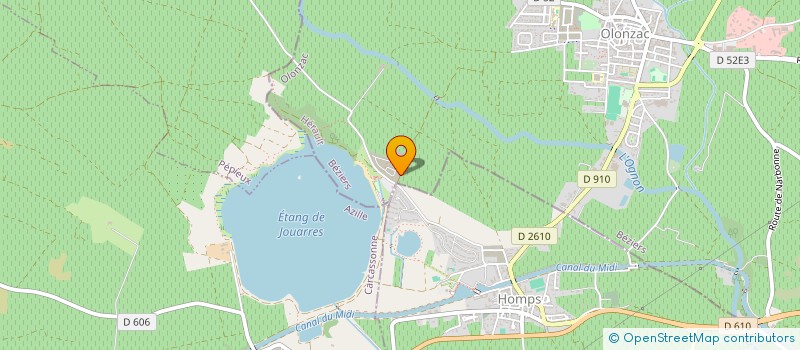 localisation de l'entreprise SANTINA  OLONZAC