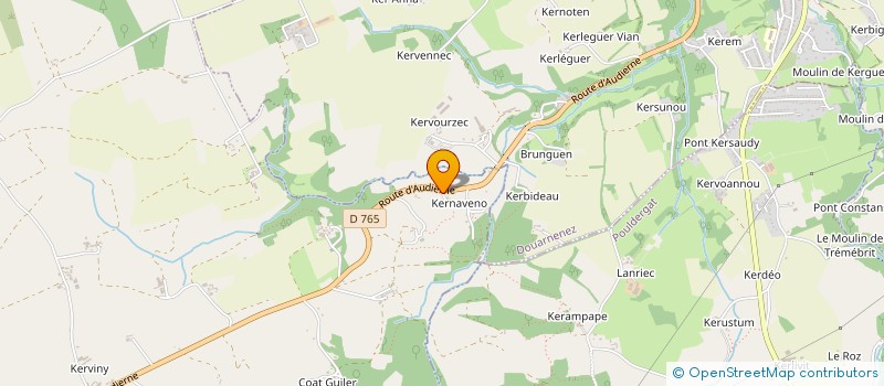 localisation de l'entreprise SANTINELLED AN DOUAR  POULLAN-SUR-MER