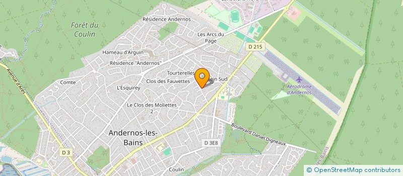 localisation de l'entreprise SANTINI 33  ANDERNOS-LES-BAINS