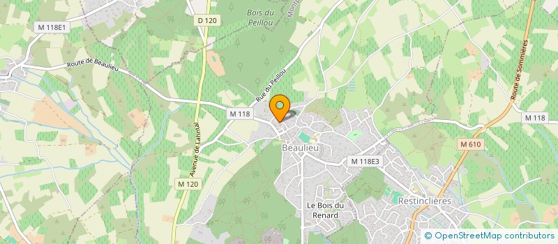 localisation de l'entreprise SANTINO COIFFURE  BEAULIEU