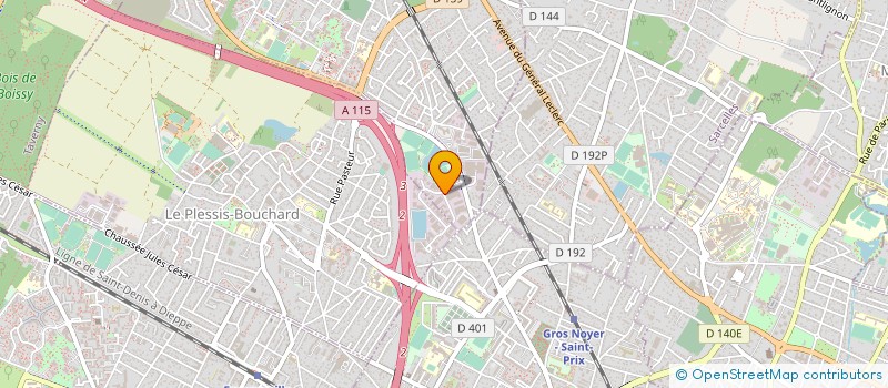 localisation de l'entreprise SANTIS ENVIRONNEMENT  SAINT-LEU-LA-FORET