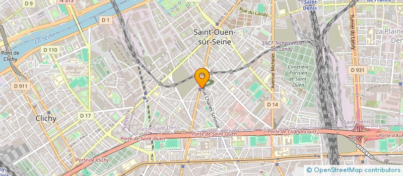 localisation de l'entreprise SANTO à SAINT-OUEN-SUR-SEINE