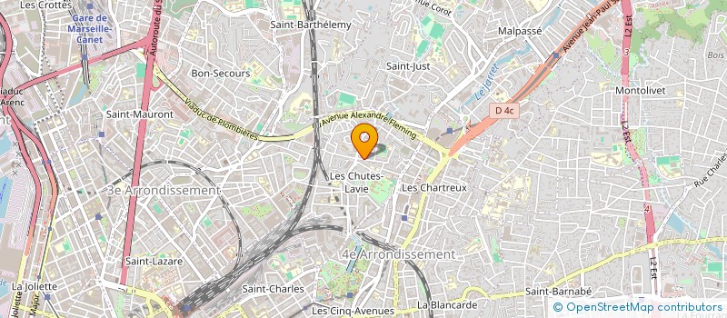 localisation de l'entreprise SANTO à MARSEILLE
