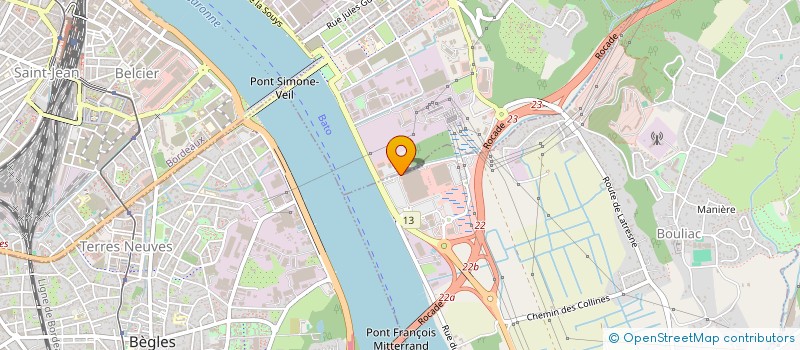 localisation de l'entreprise SANTO  BOULIAC