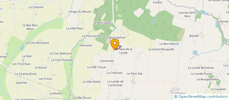 localisation de l'entreprise SANTO BOUZINO  ROMILLE