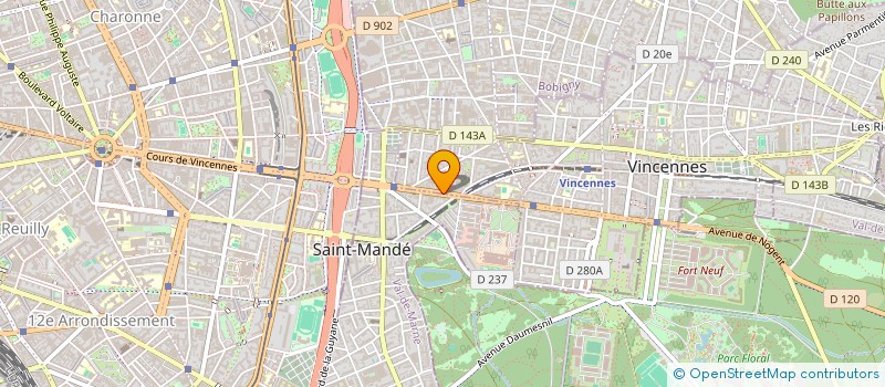 localisation de l'entreprise SANTO'DOMINICO 94  VINCENNES