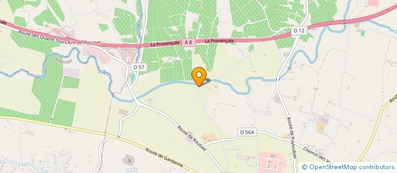localisation de l'entreprise SANTO VENTURI  TRETS