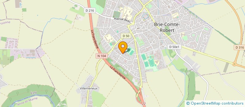 localisation de l'entreprise SANTOBAC  BRIE-COMTE-ROBERT