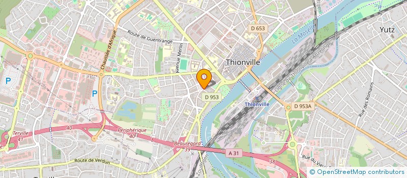 localisation de l'entreprise SANTOBRO'S à THIONVILLE
