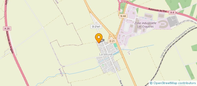 localisation de l'entreprise SANTOFF  LA VEUVE