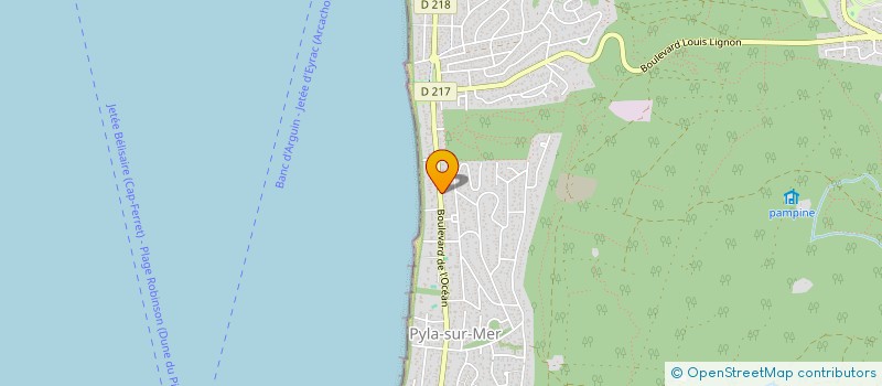 localisation de l'entreprise SANTON INVESTISSEMENT à LA TESTE-DE-BUCH