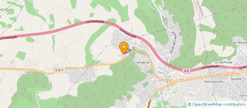 localisation de l'entreprise SANTONI  LE LUC