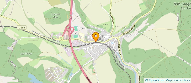 localisation de l'entreprise SANTONI METAL DESIGN  FONTOY