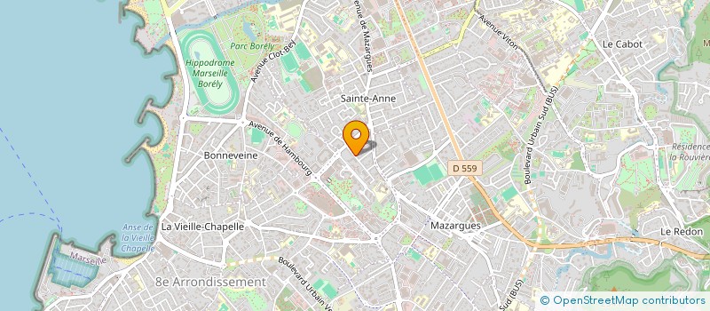 localisation de l'entreprise SANTONI REGINE ET ANTOINE à MARSEILLE
