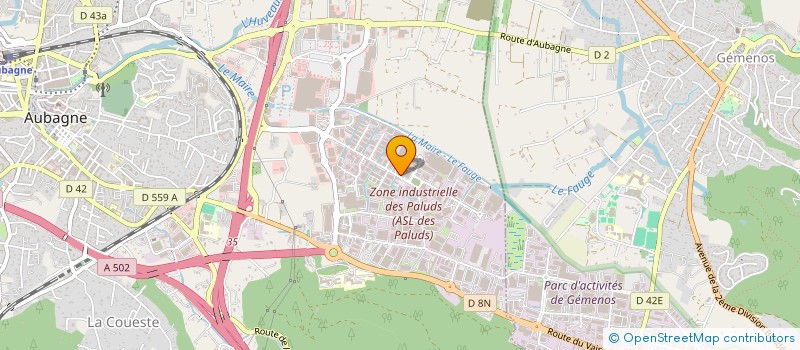 localisation de l'entreprise SANTONS D ART DE PROVENCE à AUBAGNE