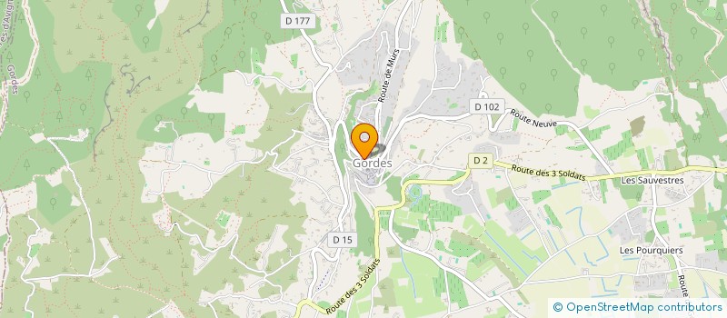 localisation de l'entreprise SANTONS ET TISSUS DE PROVENCE à GORDES
