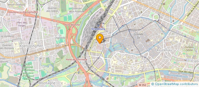 localisation de l'entreprise SANTOR IMMOBILIER à STRASBOURG
