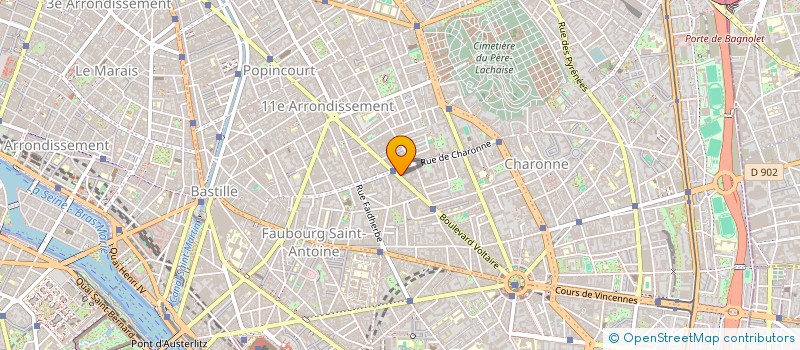 localisation de l'entreprise SANTORAFA  PARIS