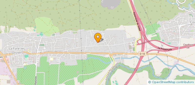 localisation de l'entreprise SANTOREA  LA FARE-LES-OLIVIERS