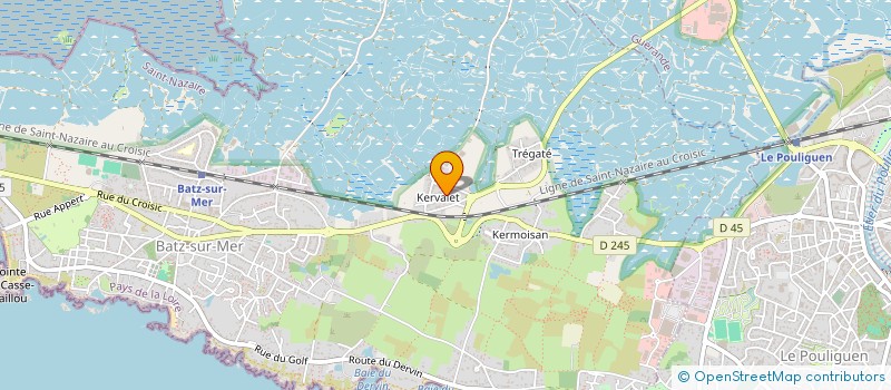 localisation de l'entreprise SANTORO  BATZ-SUR-MER