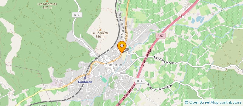 localisation de l'entreprise SANTORO BREDY  GONFARON