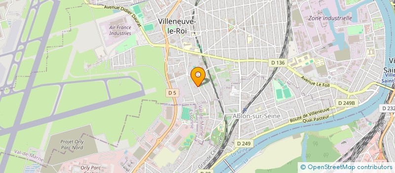 localisation de l'entreprise SANTOS AMORIM à VILLENEUVE-LE-ROI