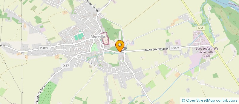 localisation de l'entreprise SANTOS BATIMENT CONSTRUCTIONS  MERVILLE